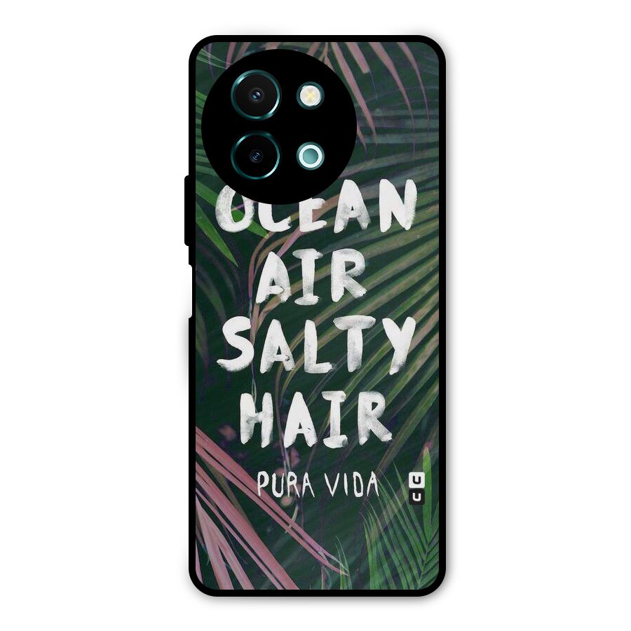 Salty Hair Metal Back Case for Vivo Y58