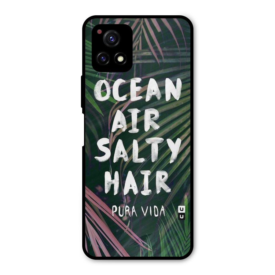 Salty Hair Metal Back Case for Vivo Y72 5G