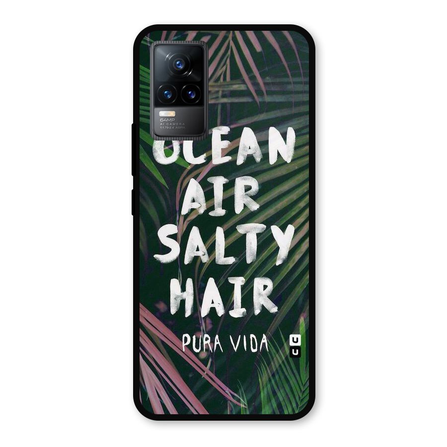 Salty Hair Metal Back Case for Vivo Y73