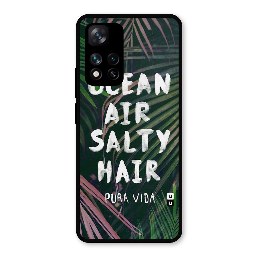 Salty Hair Metal Back Case for Xiaomi 11i Hypercharge 5G