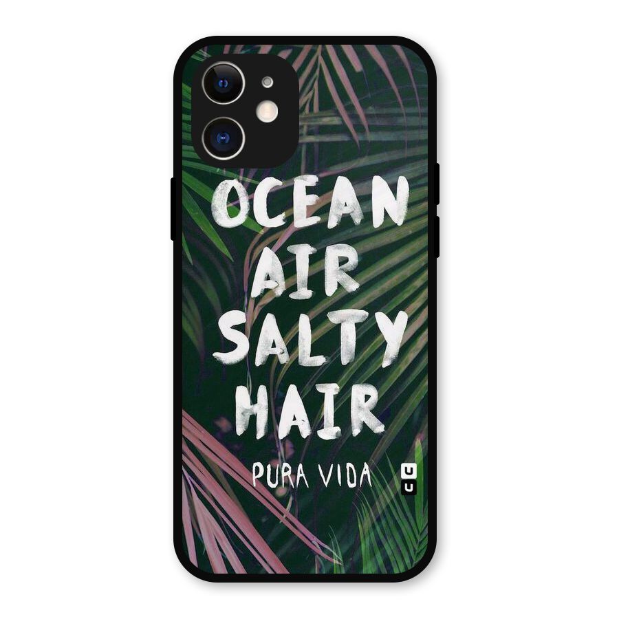 Salty Hair Metal Back Case for iPhone 12