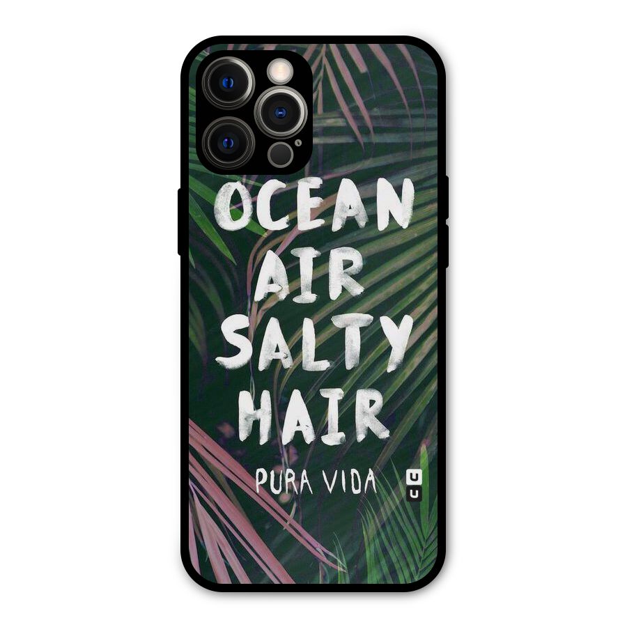 Salty Hair Metal Back Case for iPhone 12 Pro Max