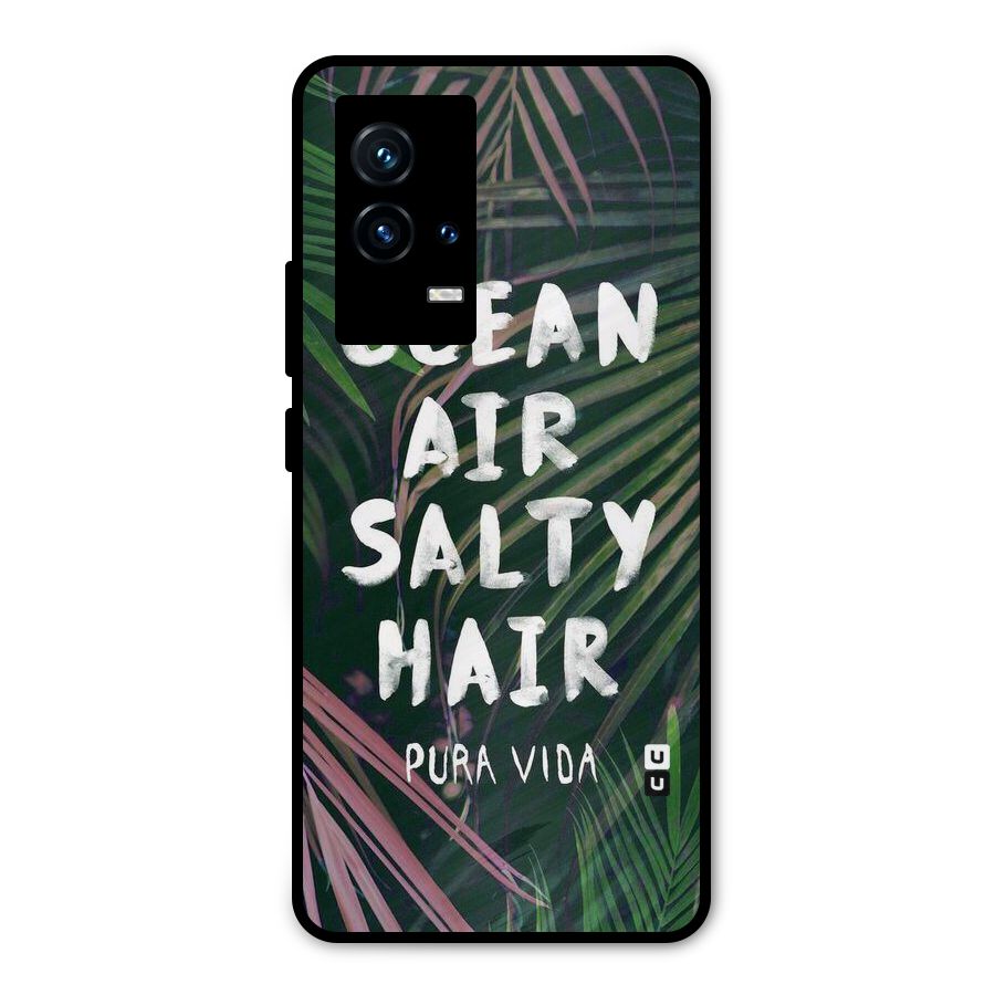 Salty Hair Metal Back Case for iQOO 9 5G