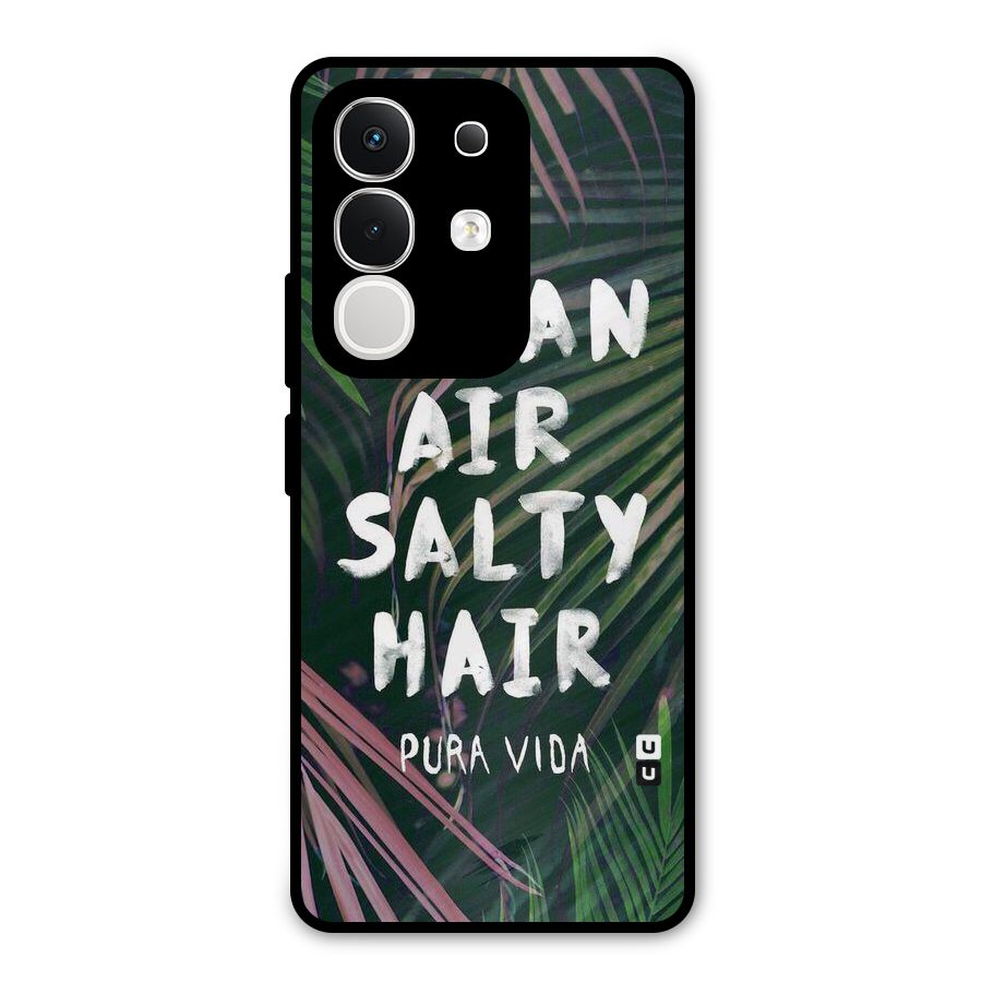 Salty Hair Metal Back Case for iQOO Z10x