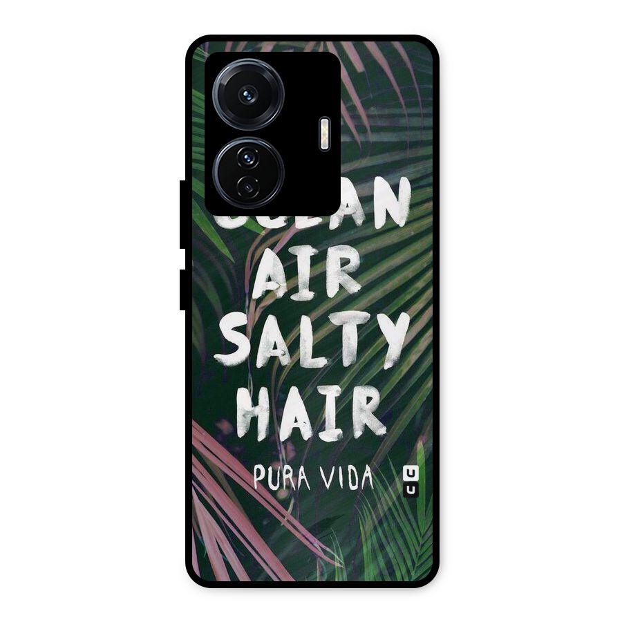 Salty Hair Metal Back Case for iQOO Z6
