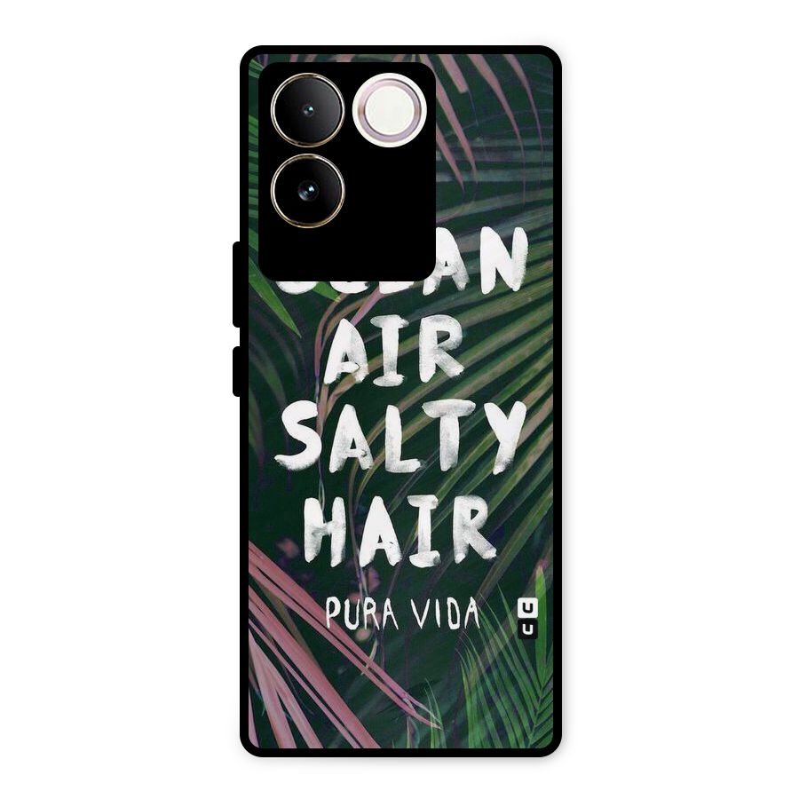 Salty Hair Metal Back Case for iQOO Z7 Pro