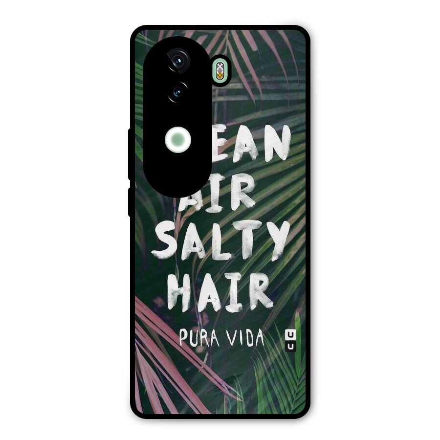 Salty Hair Metal Back Case for iQOO Z9s