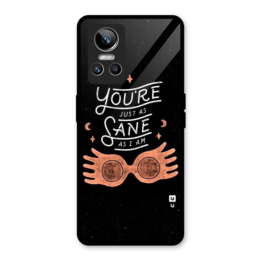 Sane As I Glass Back Case for Realme GT Neo 3