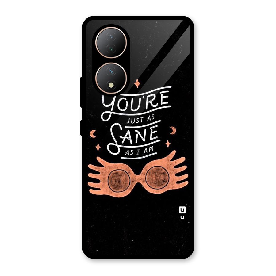 Sane As I Glass Back Case for Vivo Y100A