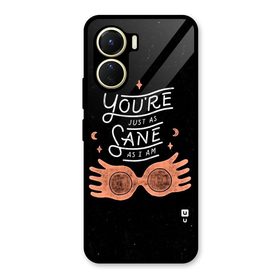 Sane As I Glass Back Case for Vivo Y56