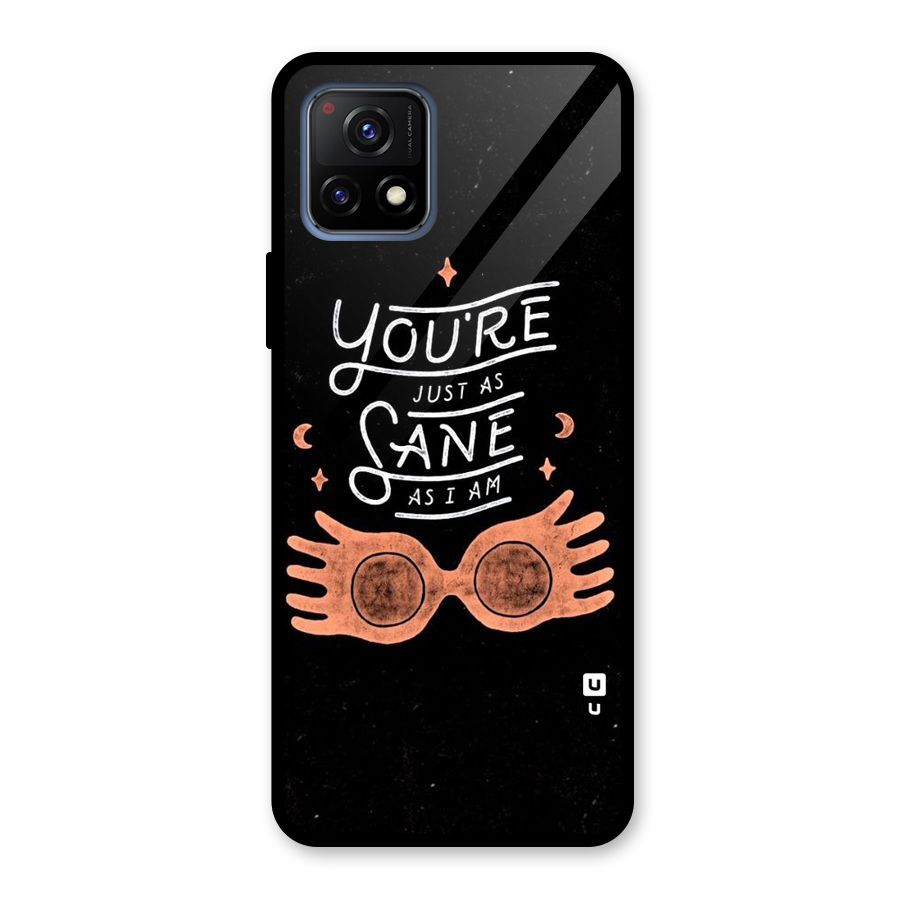 Sane As I Glass Back Case for Vivo Y72 5G