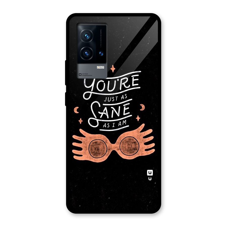 Sane As I Glass Back Case for iQOO 9 5G