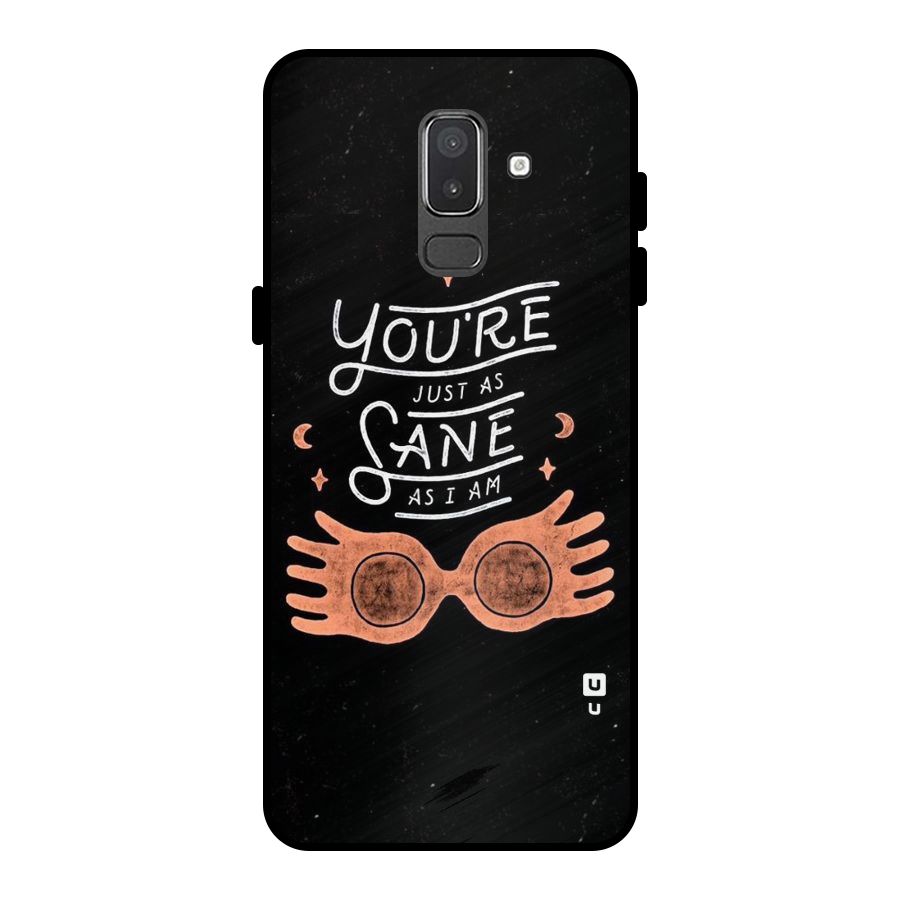 Sane As I Metal Back Case for Galaxy On8 (2018)