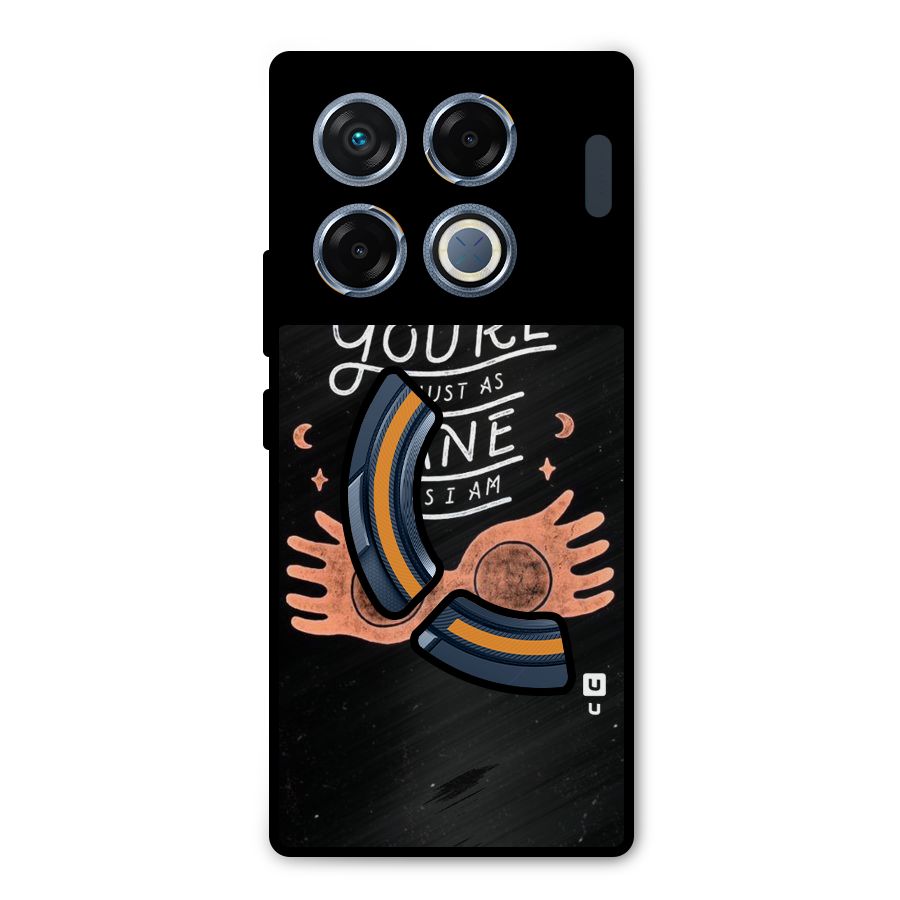 Sane As I Metal Back Case for Infinix GT 20 Pro