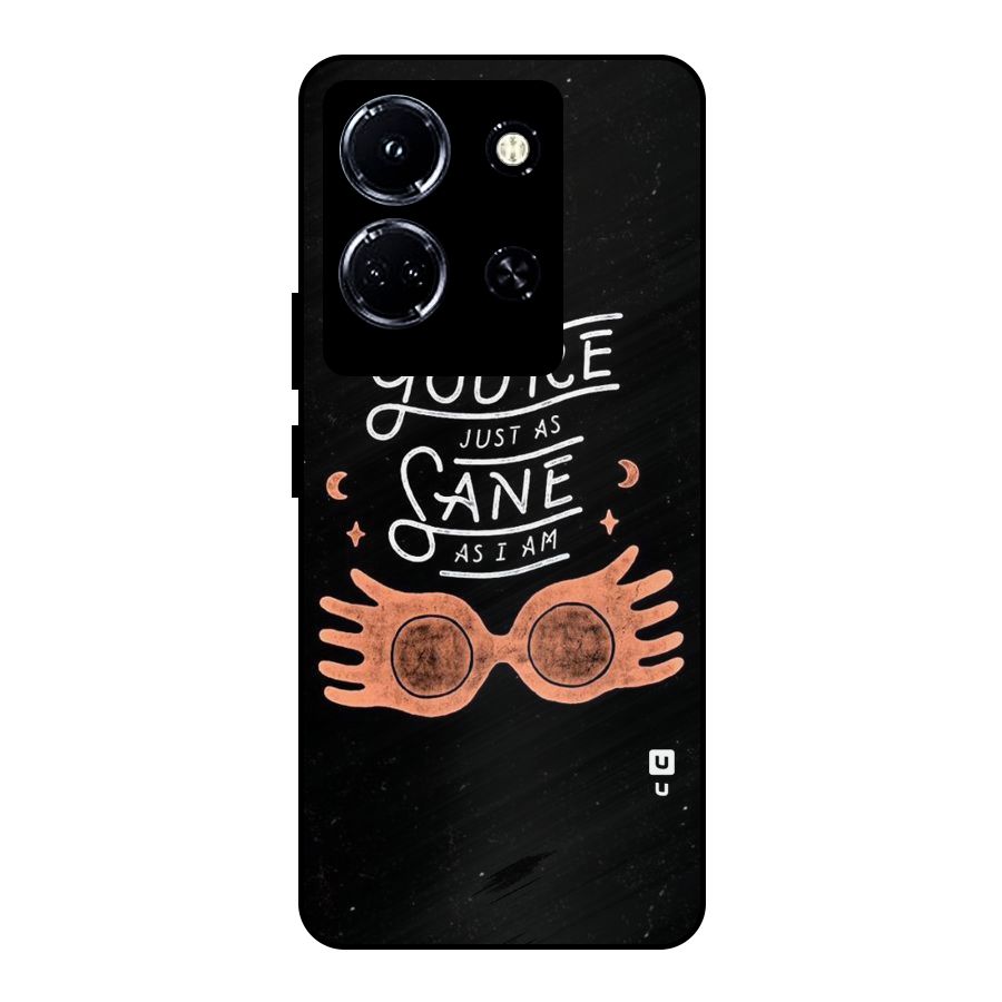 Sane As I Metal Back Case for Infinix Note 30 5G