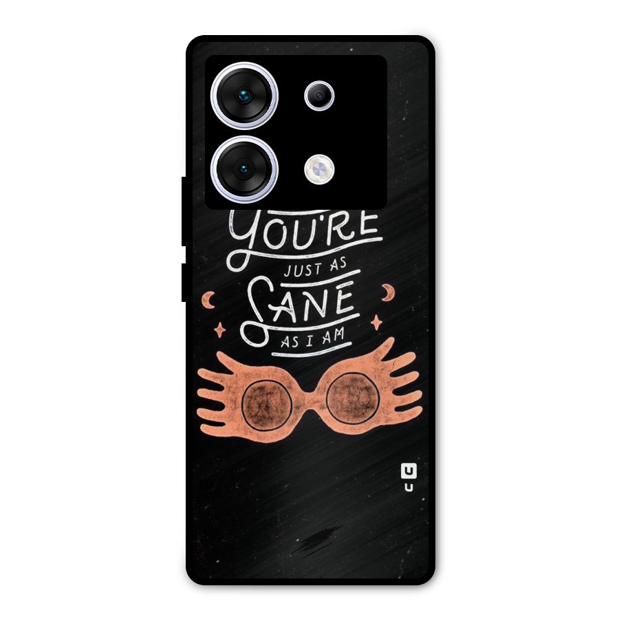 Sane As I Metal Back Case for Infinix Zero 30 5G