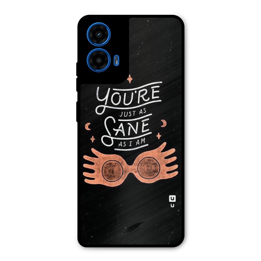 Sane As I Metal Back Case for Moto G45