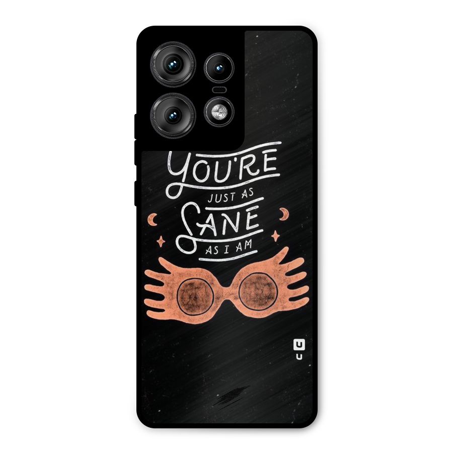Sane As I Metal Back Case for Motorola Edge 50 Pro
