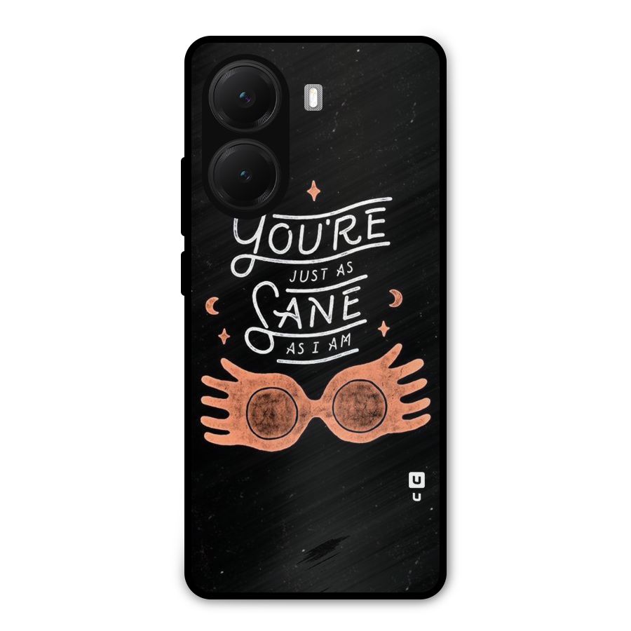 Sane As I Metal Back Case for Poco X7 Pro