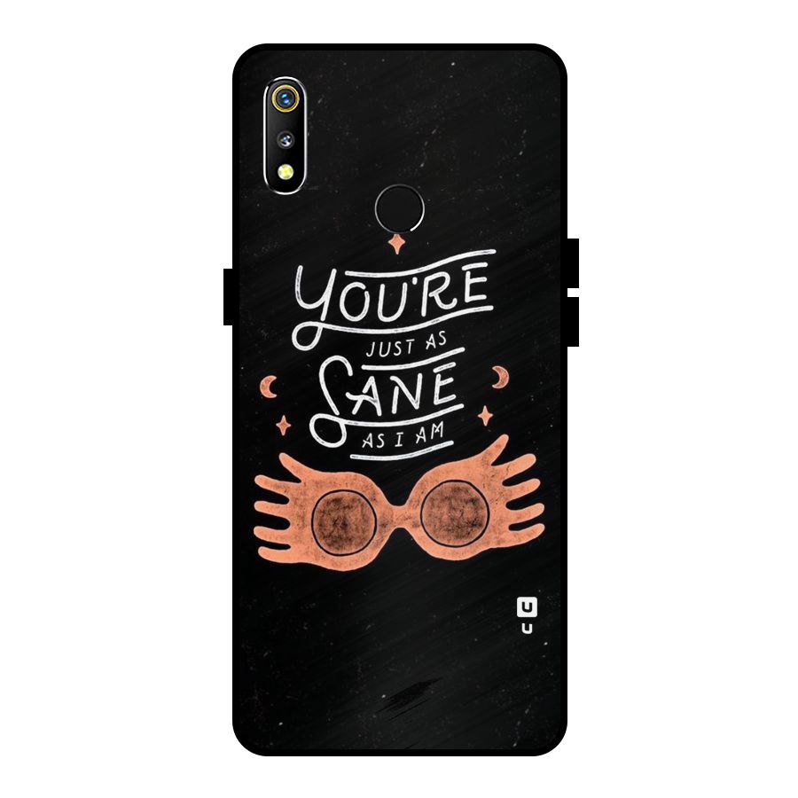 Sane As I Metal Back Case for Realme 3i