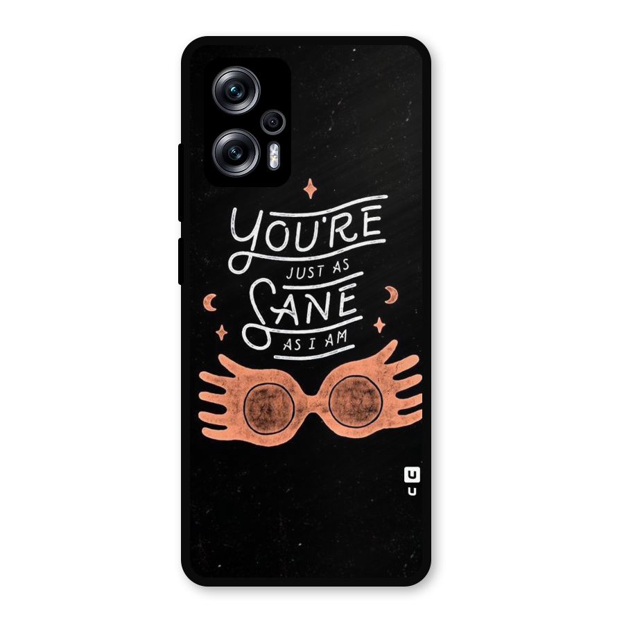 Sane As I Metal Back Case for Redmi K50i