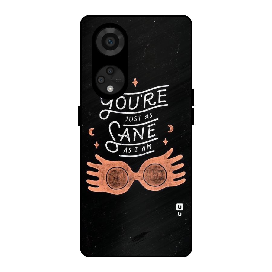 Sane As I Metal Back Case for Reno8 T 5G