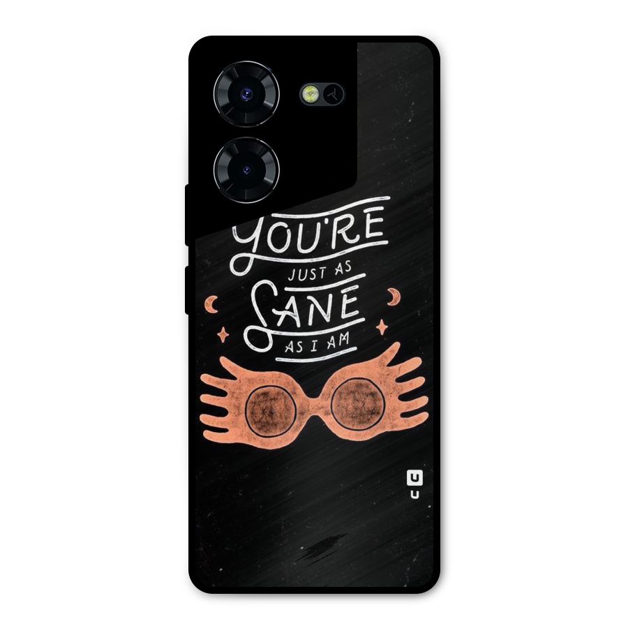 Sane As I Metal Back Case for Tecno Pova 5 Pro 5G