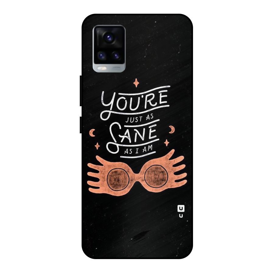 Sane As I Metal Back Case for Vivo V20 2021