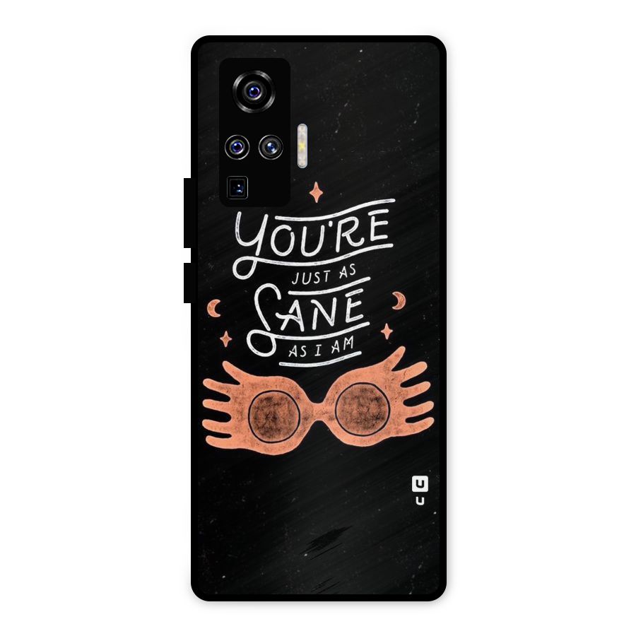 Sane As I Metal Back Case for Vivo X50 Pro