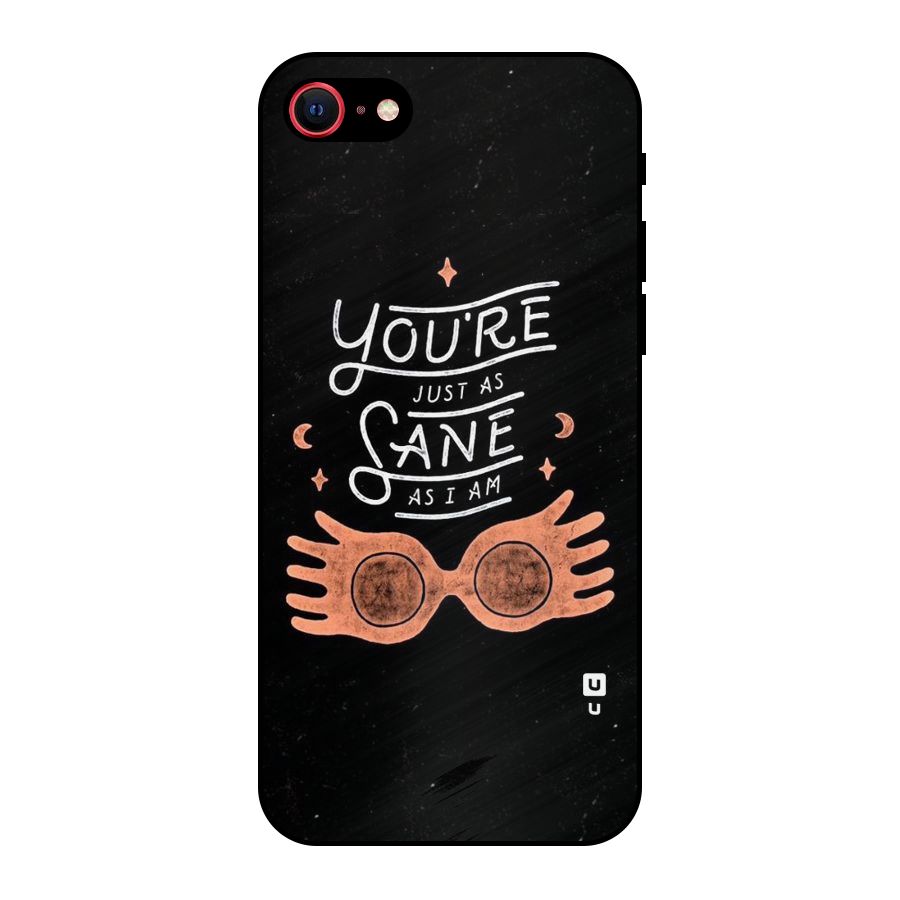 Sane As I Metal Back Case for iPhone SE 2022