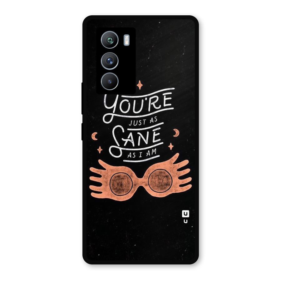 Sane As I Metal Back Case for iQOO 9 SE