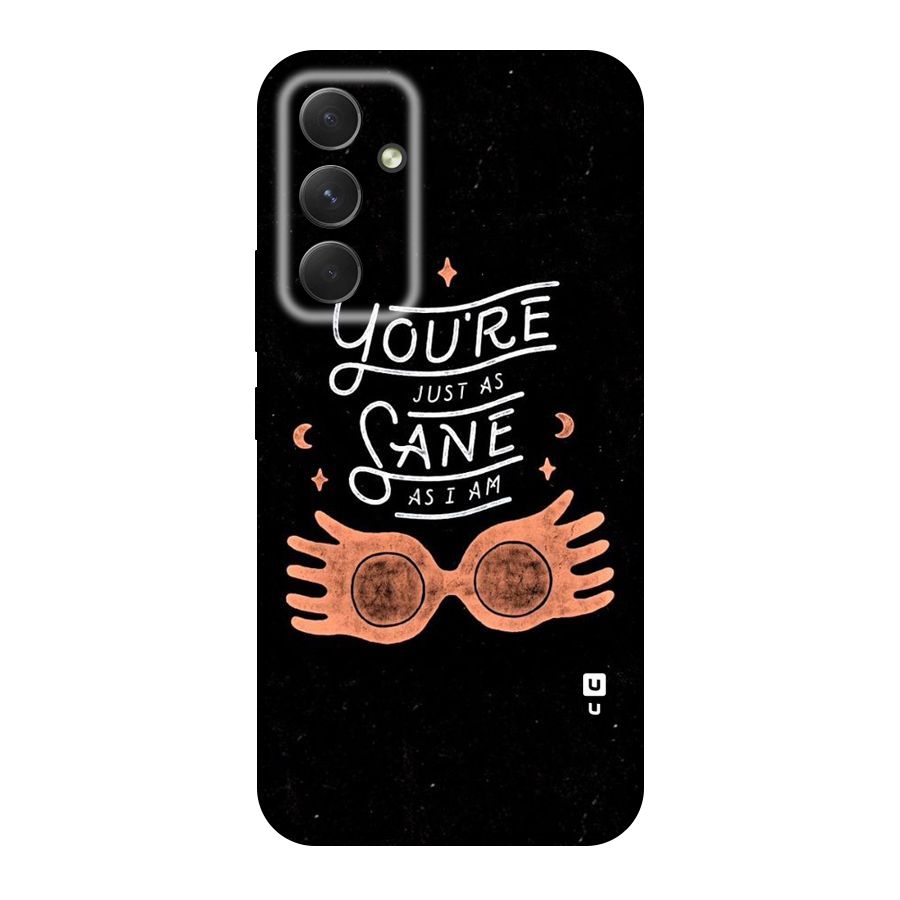 Sane As I Original Polycarbonate Back Case for Galaxy A54