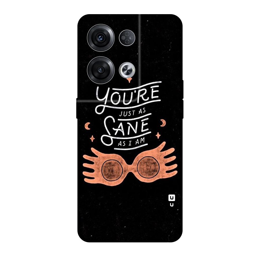 Sane As I Original Polycarbonate Back Case for Oppo Reno8 Pro 5G
