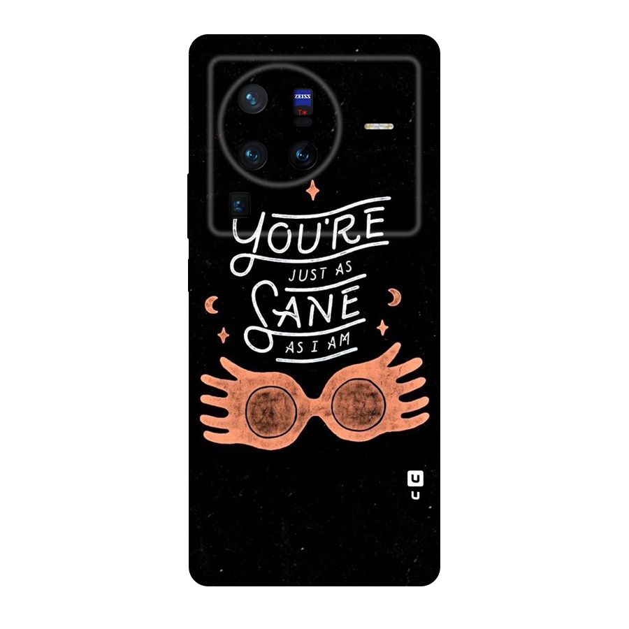 Sane As I Original Polycarbonate Back Case for Vivo X80