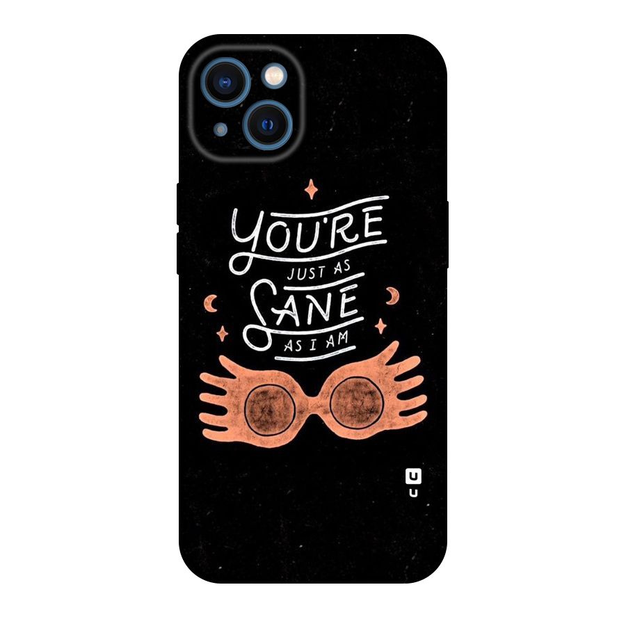 Sane As I Original Polycarbonate Back Case for iPhone 13