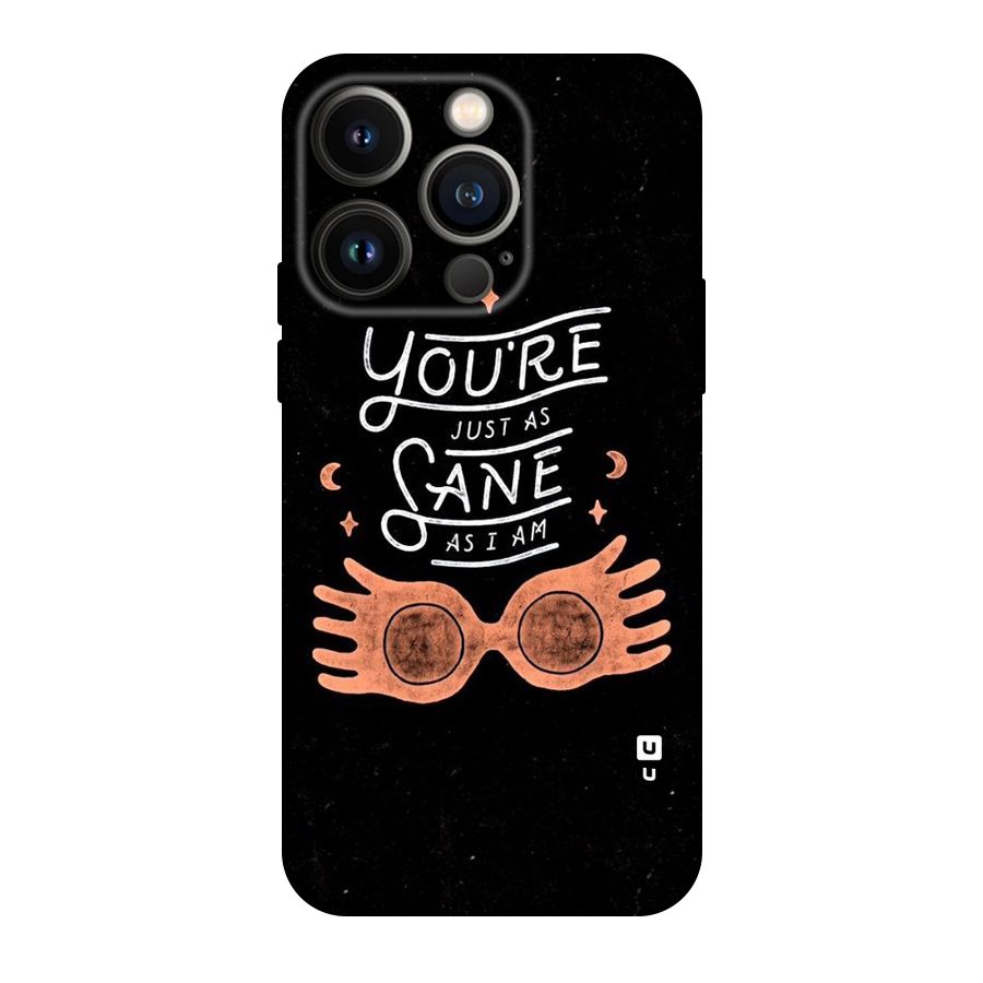 Sane As I Original Polycarbonate Back Case for iPhone 14 Pro