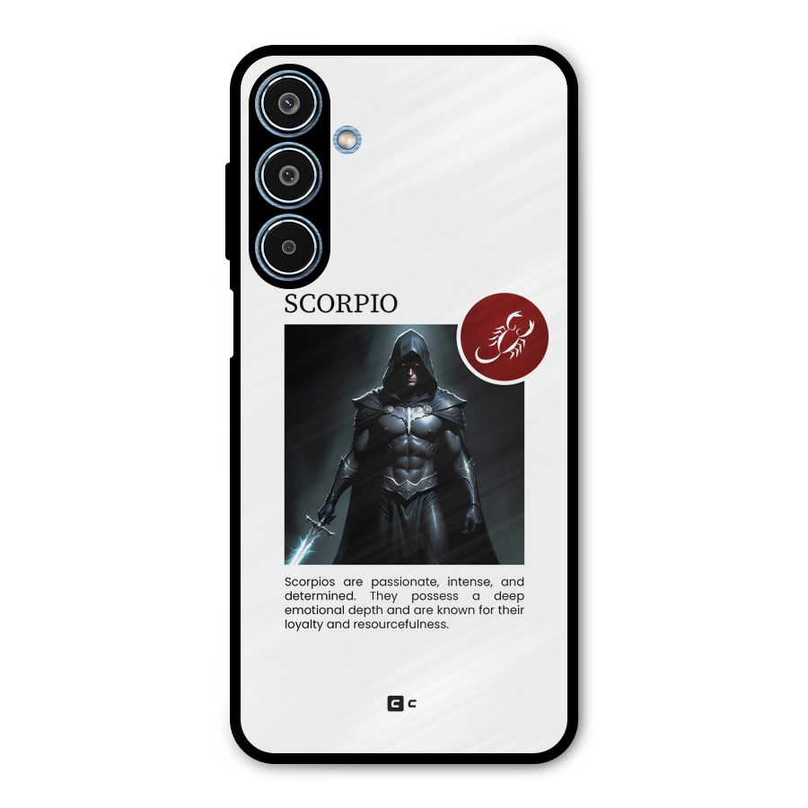 Sane Scorpio Metal Back Case for Galaxy M35