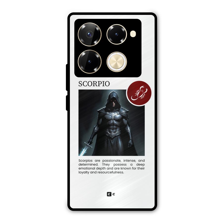 Sane Scorpio Metal Back Case for Infinix Note 40 Pro