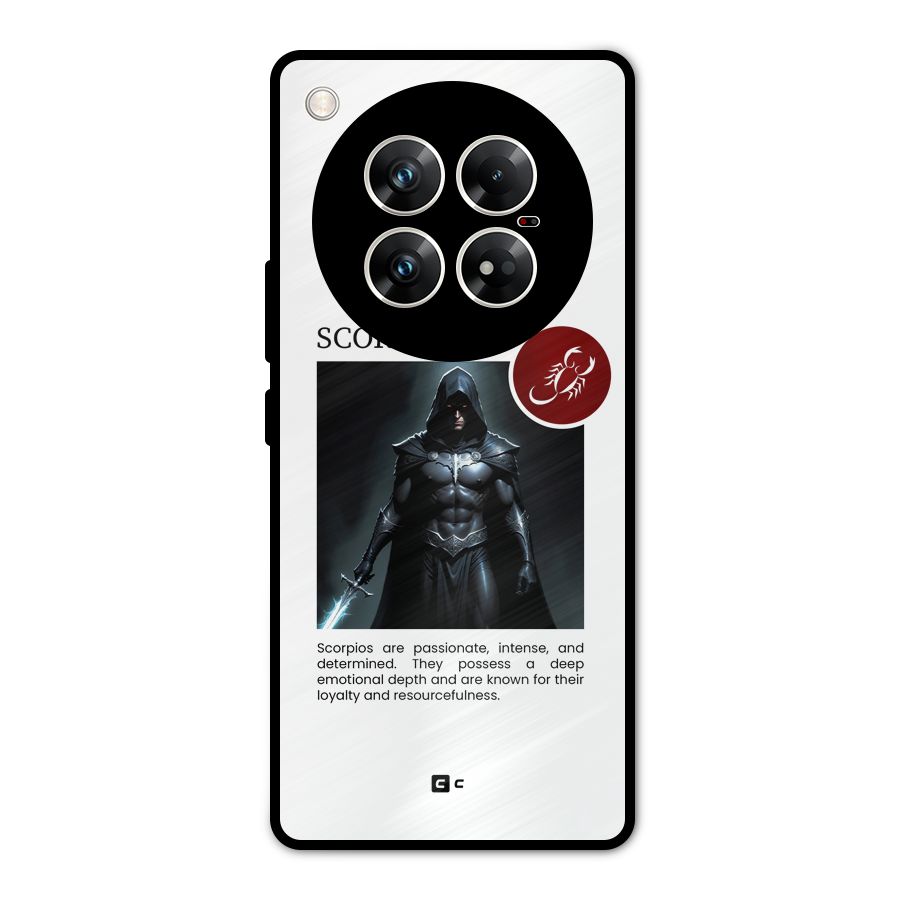 Sane Scorpio Metal Back Case for Infinix Zero 40 5G