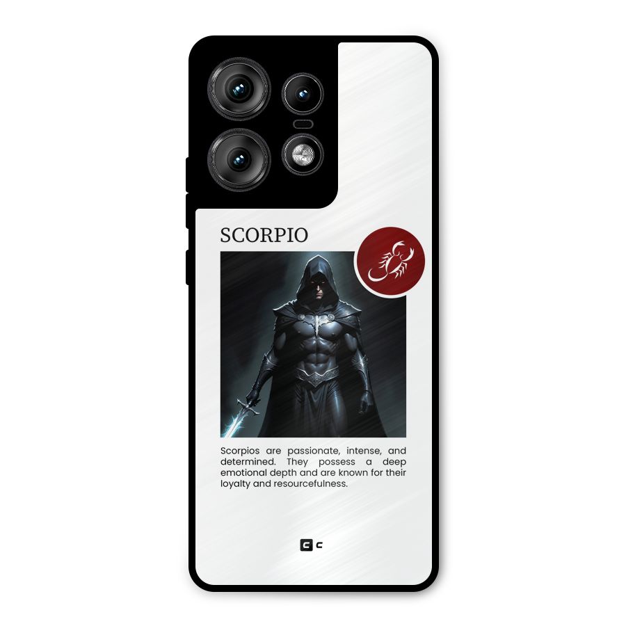 Sane Scorpio Metal Back Case for Motorola Edge 50 Pro