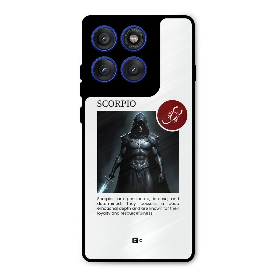 Sane Scorpio Metal Back Case for Motorola Edge 60 Pro