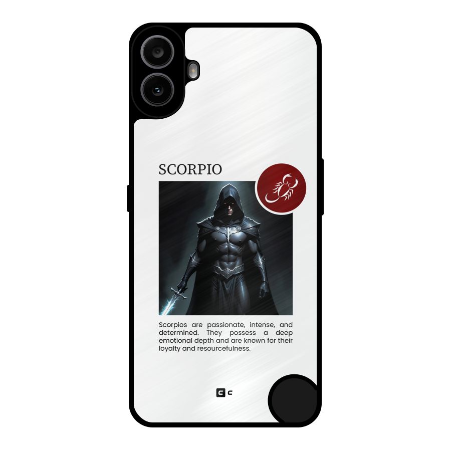 Sane Scorpio Metal Back Case for Nothing CMF Phone 1