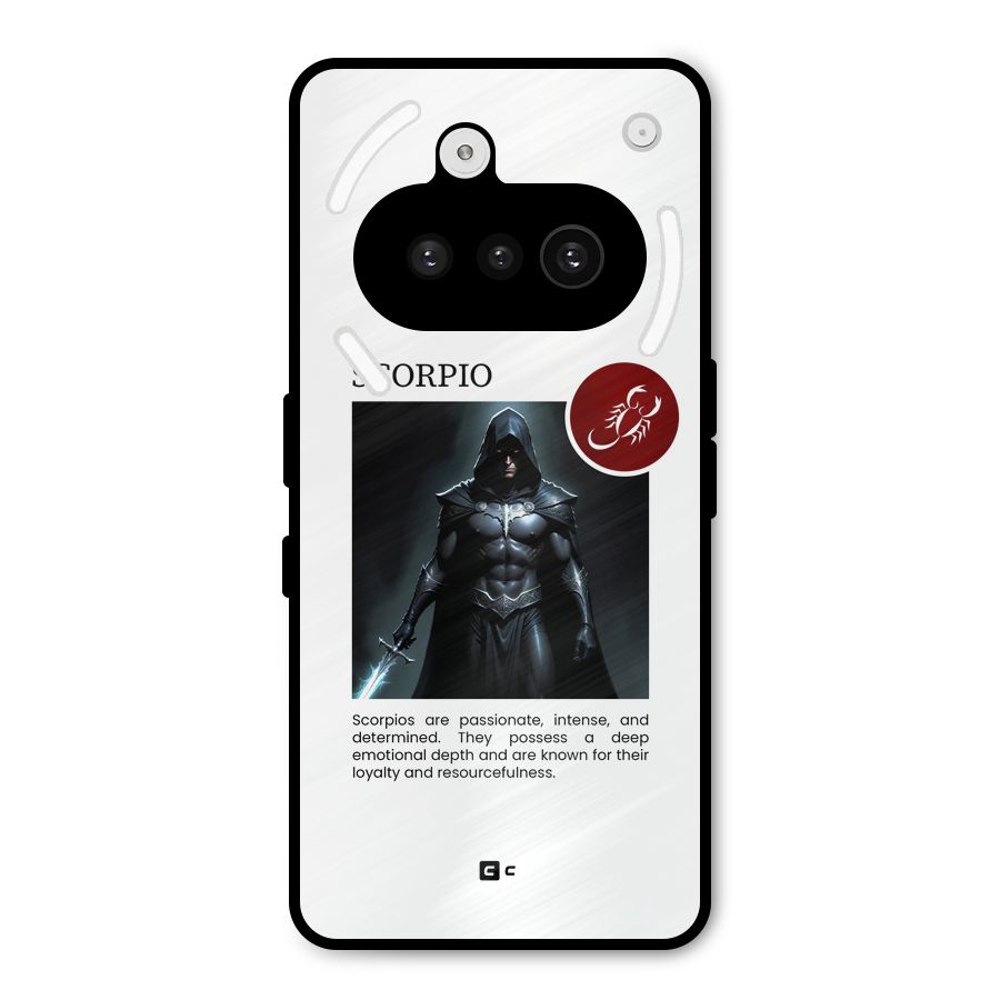 Sane Scorpio Metal Back Case for Nothing Phone 3a