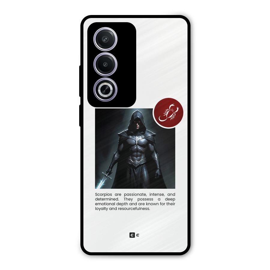 Sane Scorpio Metal Back Case for Oppo A3 Pro