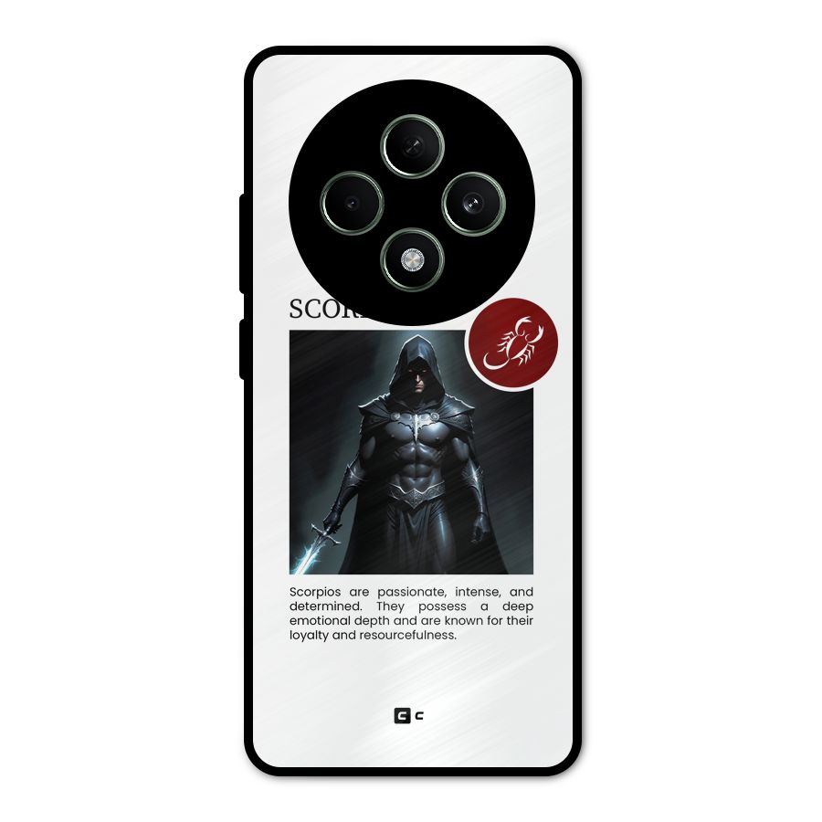 Sane Scorpio Metal Back Case for Oppo F27