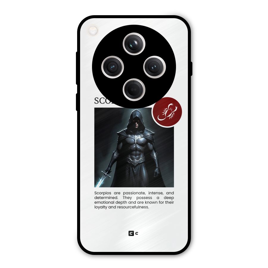 Sane Scorpio Metal Back Case for Oppo Find X8