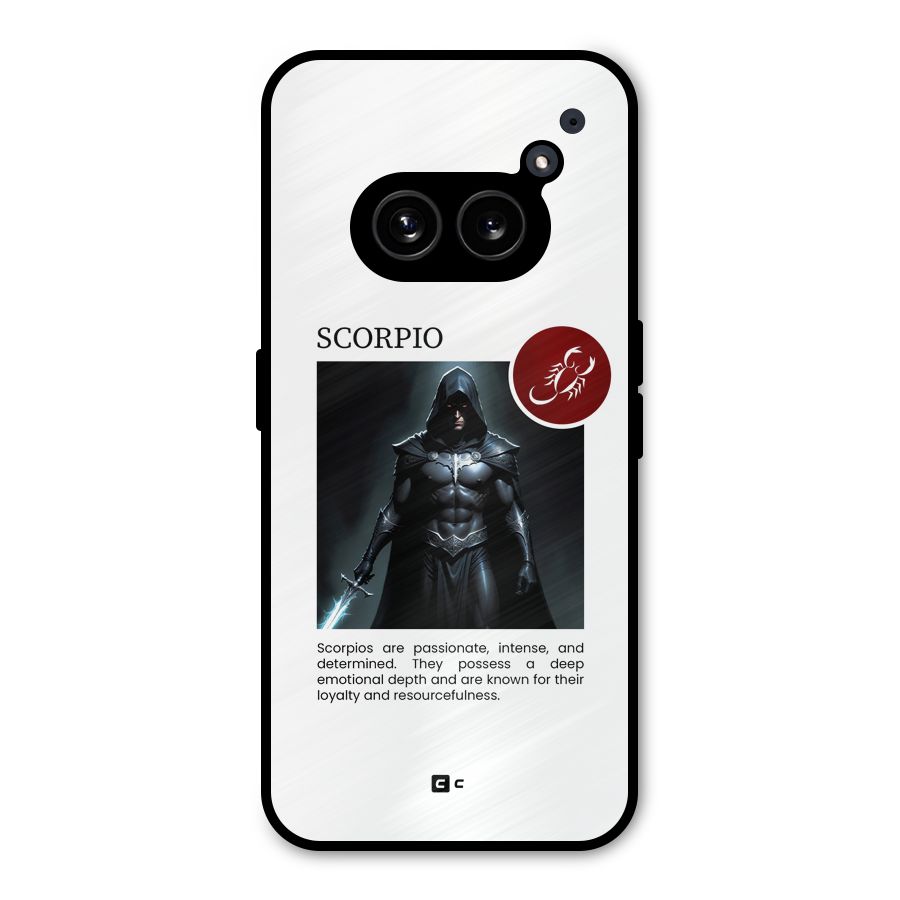 Sane Scorpio Metal Back Case for Nothing Phone 2a