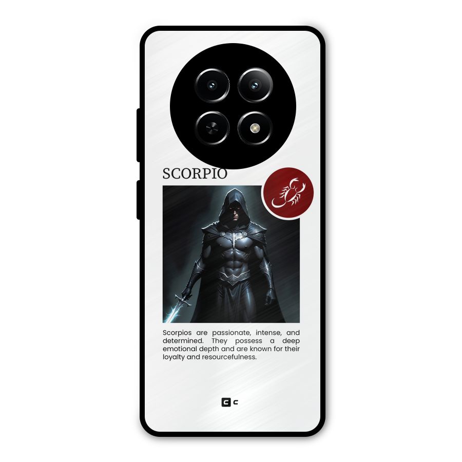Sane Scorpio Metal Back Case for Realme 13