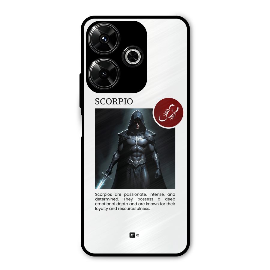 Sane Scorpio Metal Back Case for Redmi 13 5G