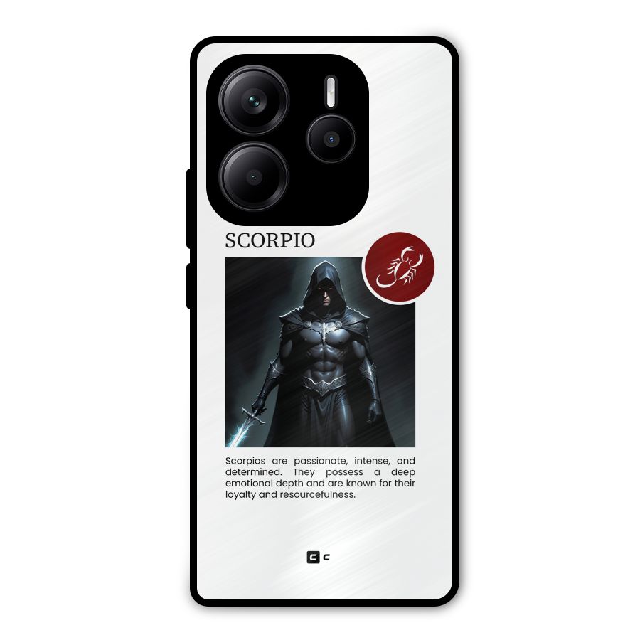 Sane Scorpio Metal Back Case for Redmi Note 14 5G